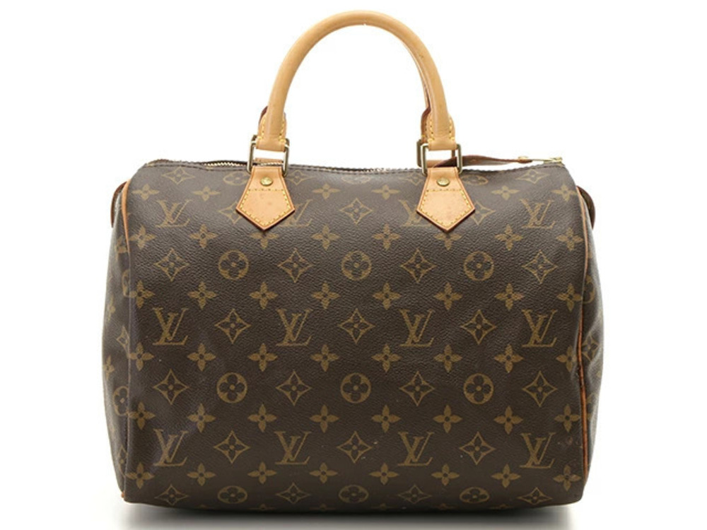 Louis Vuitton Speedy Monogram Leather Brown